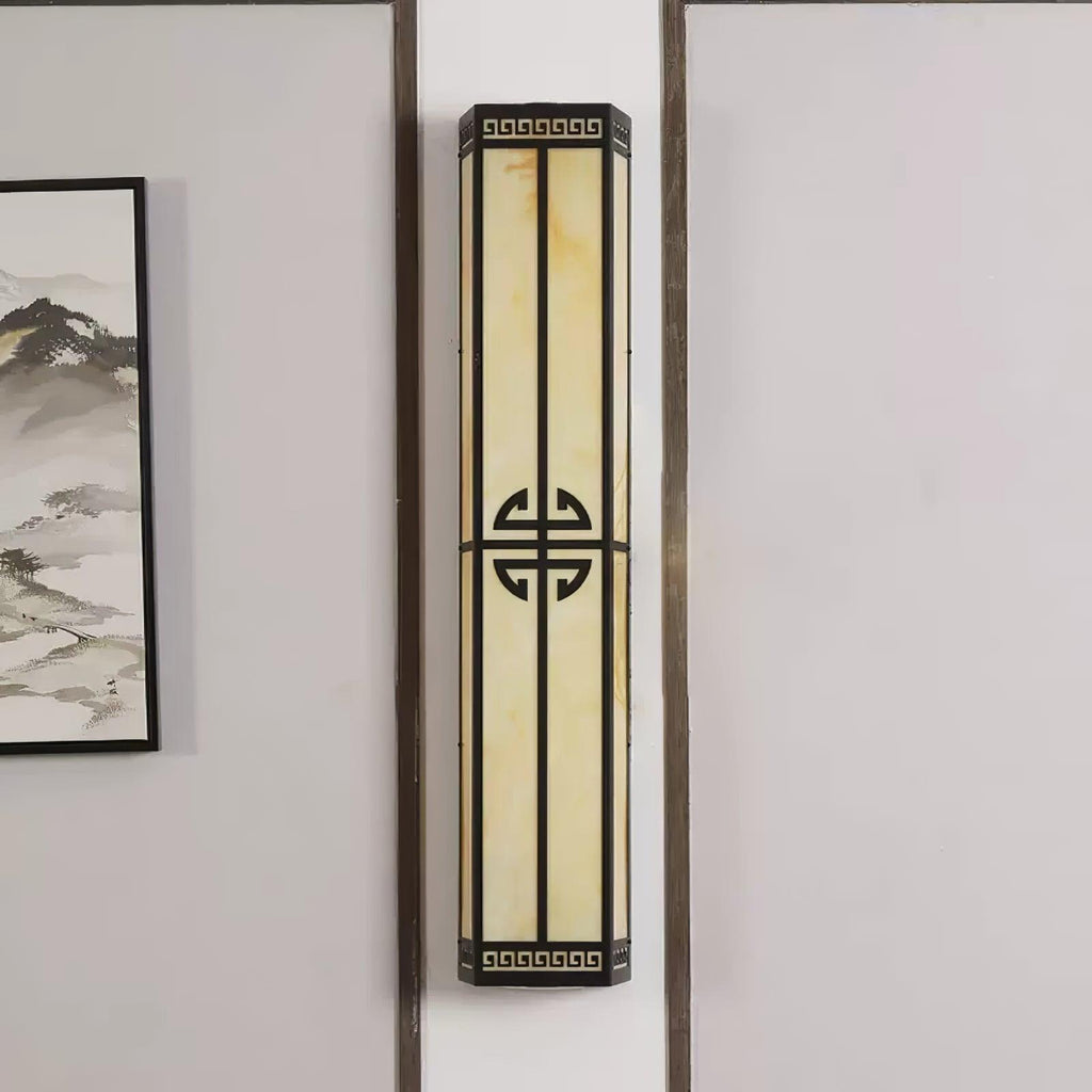 Barrowfield Alabaster Wall Light-Moonnatur