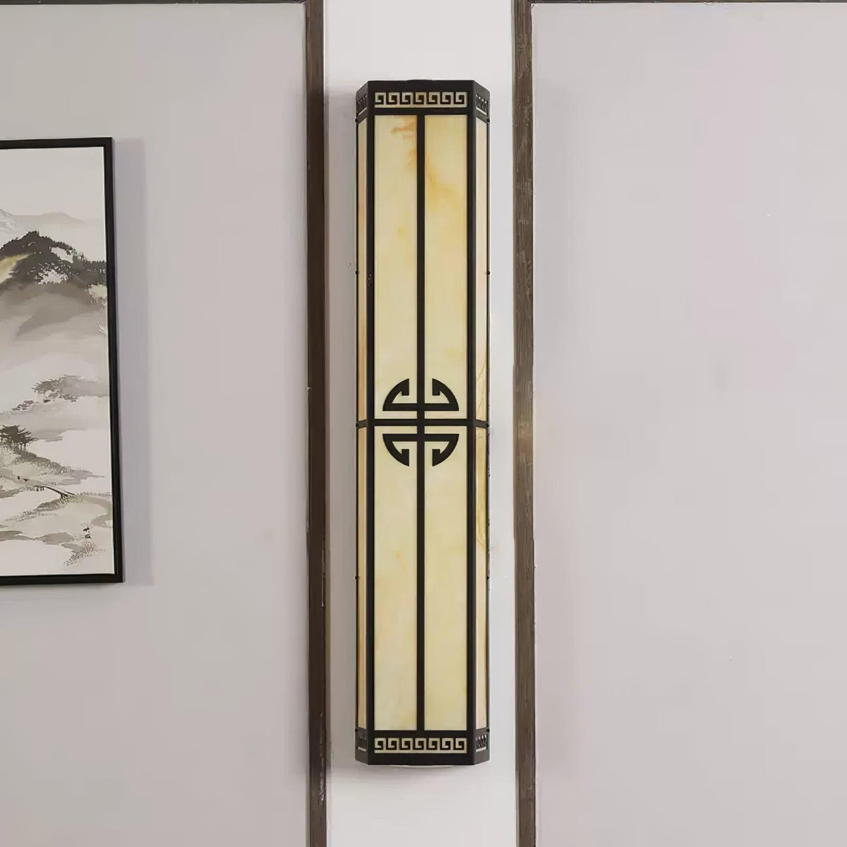 Barrowfield Alabaster Wall Light-Moonnatur