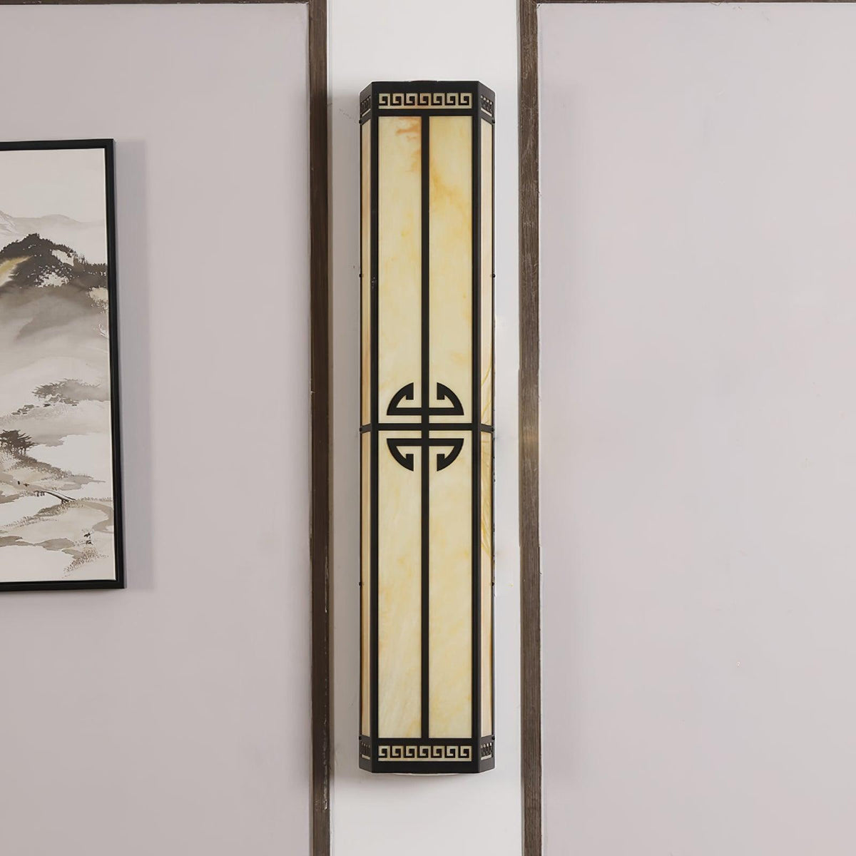 Barrowfield Alabaster Wall Light-Moonnatur