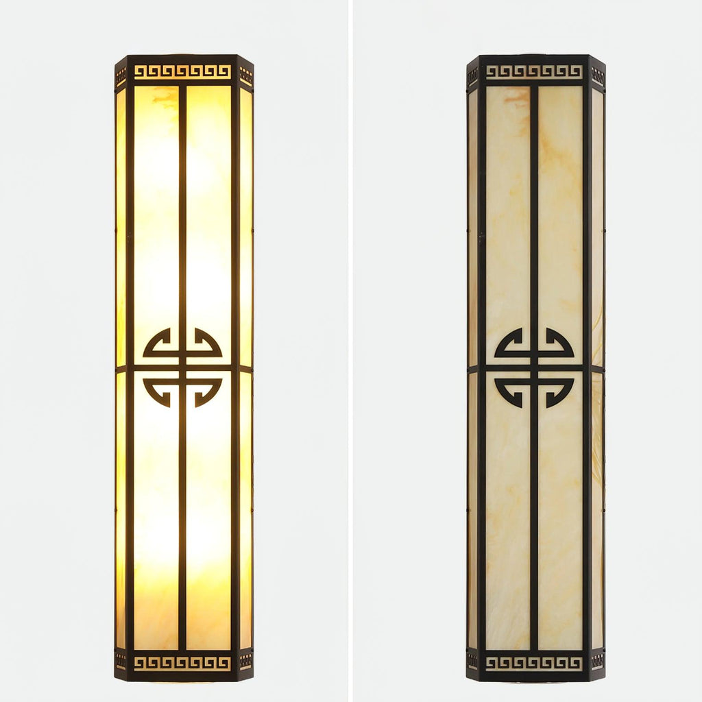 Barrowfield Alabaster Wall Light-Moonnatur