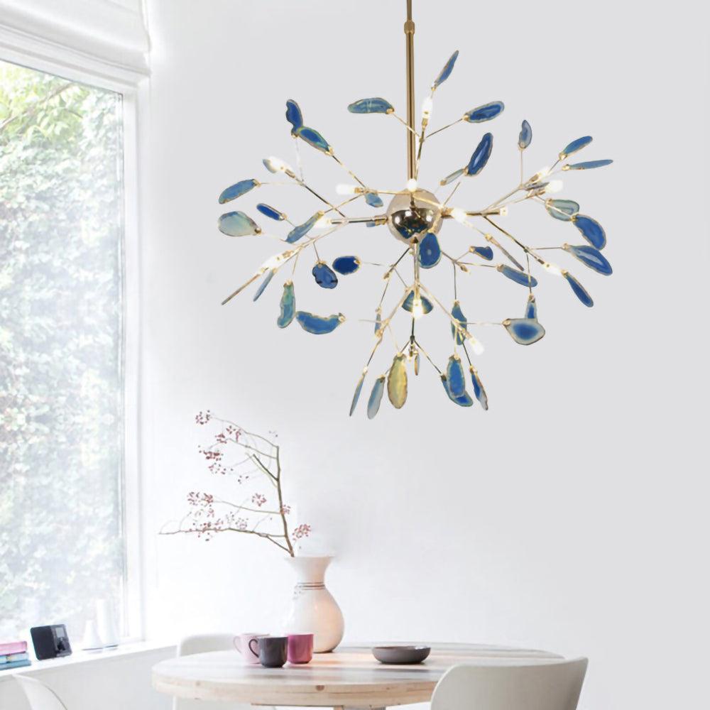 Dunselholm Agate Chandelier-Moonnatur