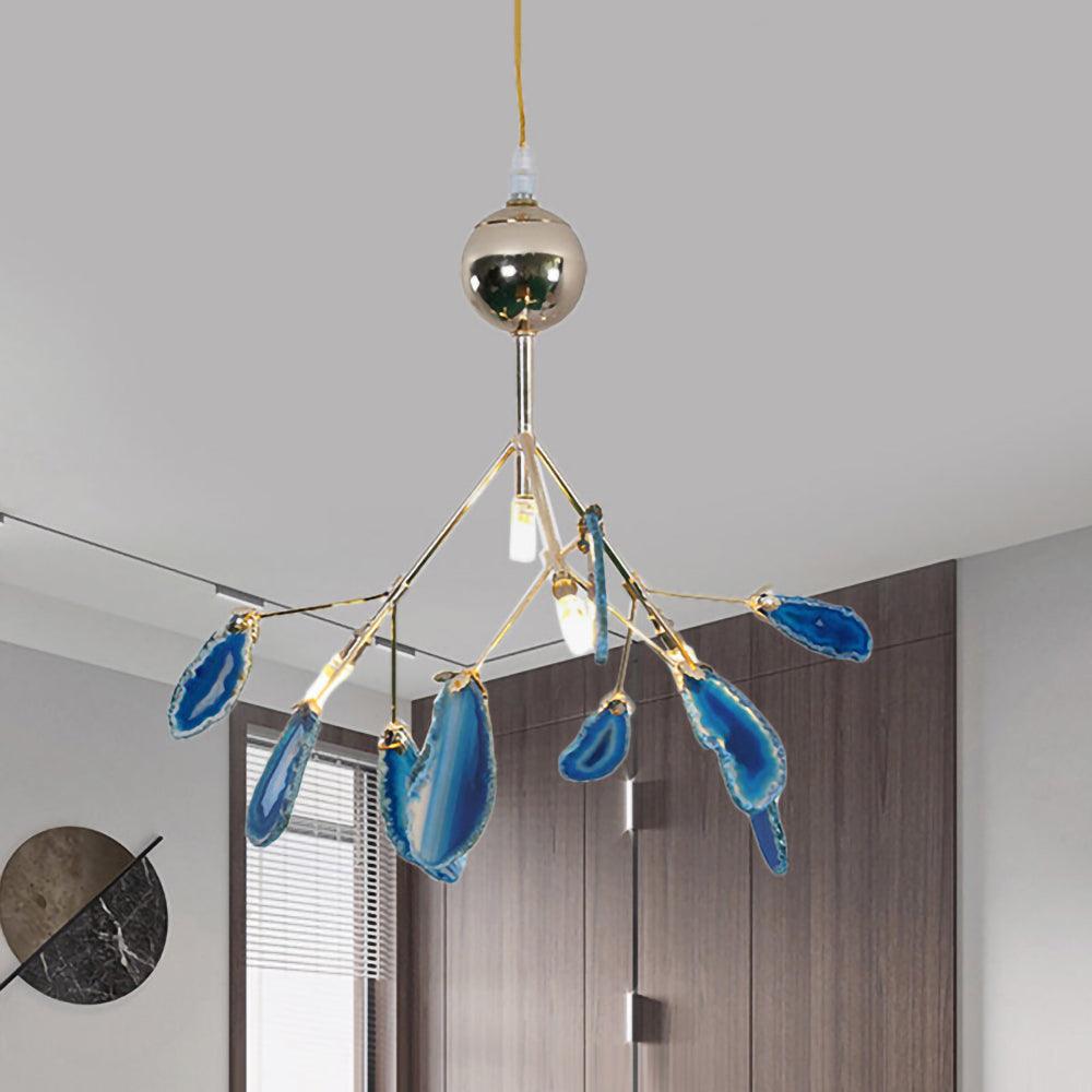 Dunselholm Agate Chandelier-Moonnatur