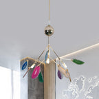 Dunselholm Agate Chandelier-Moonnatur