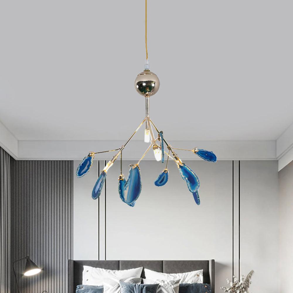Dunselholm Agate Chandelier-Moonnatur