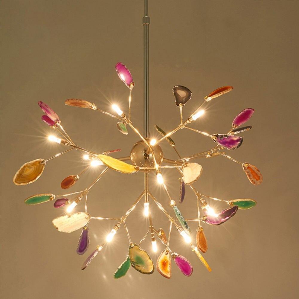 Dunselholm Agate Chandelier-Moonnatur
