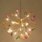 Dunselholm Agate Chandelier-Moonnatur