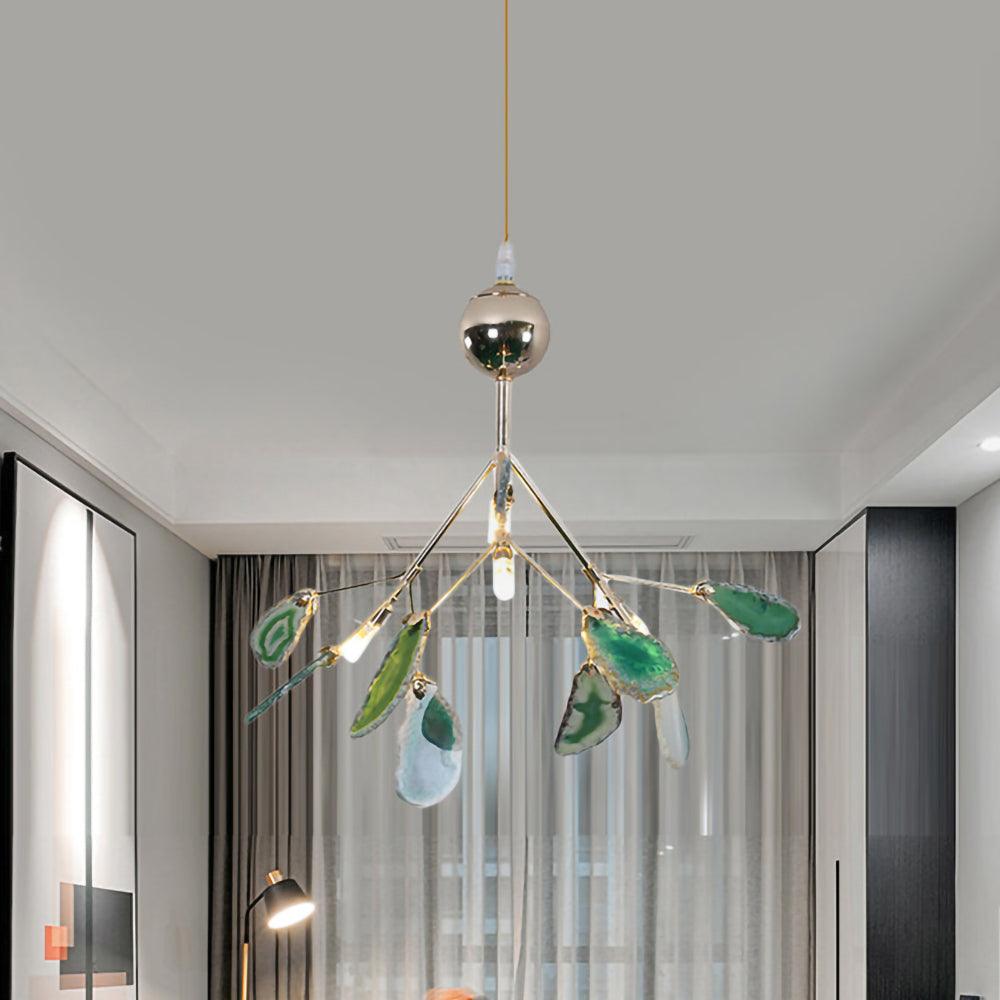 Dunselholm Agate Chandelier-Moonnatur