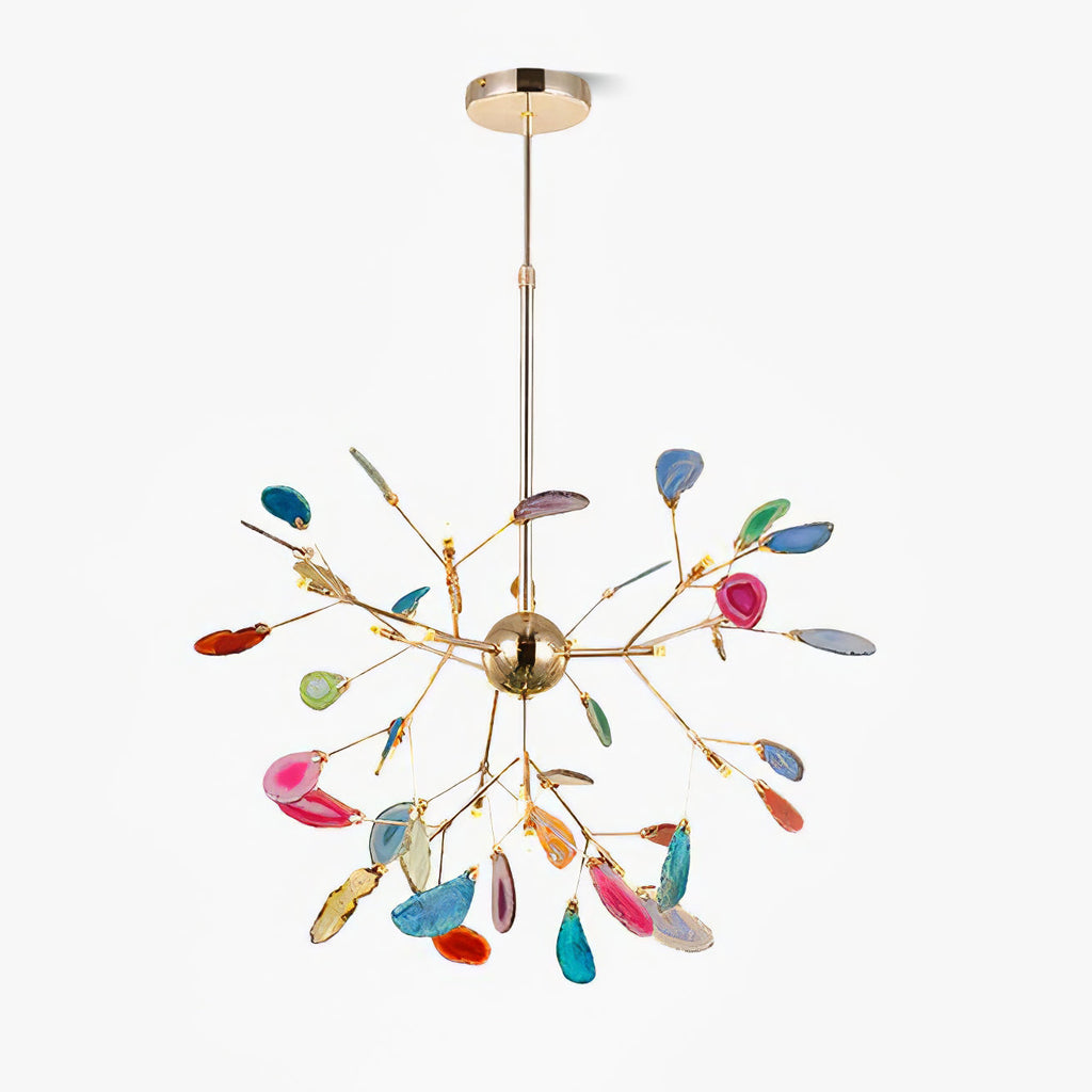 Dunselholm Agate Chandelier-Moonnatur