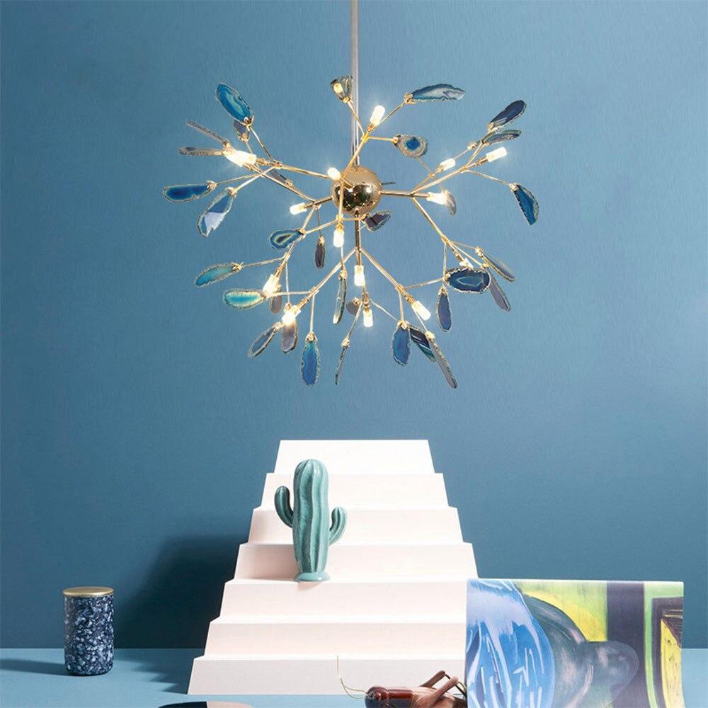 Dunselholm Agate Chandelier-Moonnatur