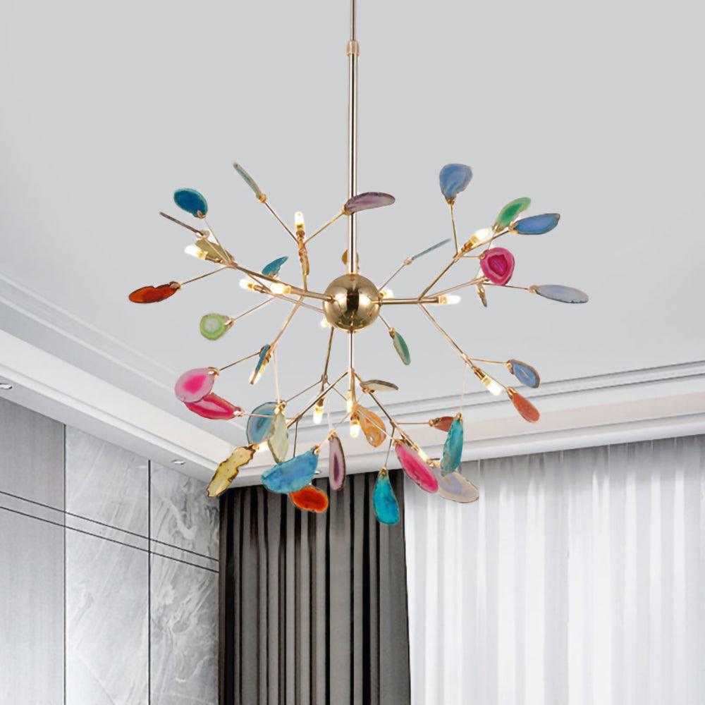 Dunselholm Agate Chandelier-Moonnatur