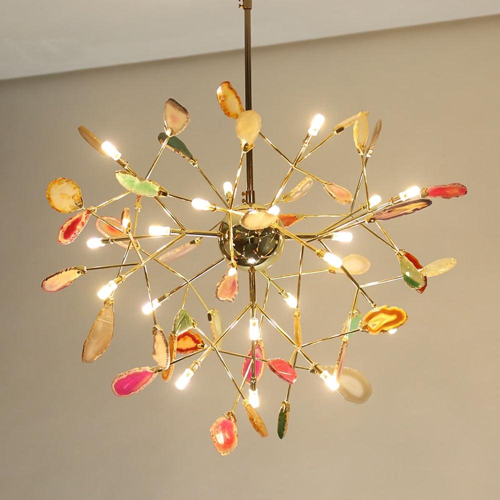 Dunselholm Agate Chandelier-Moonnatur
