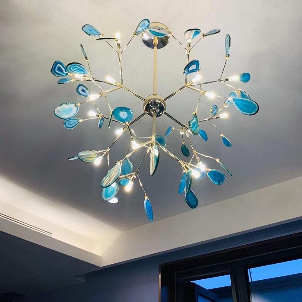 Dunselholm Agate Chandelier-Moonnatur