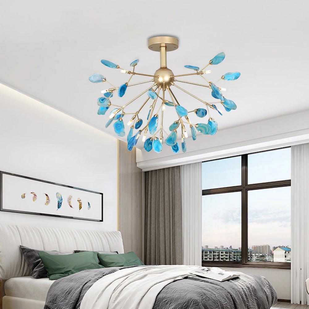 Dunselholm Agate Chandelier-Moonnatur