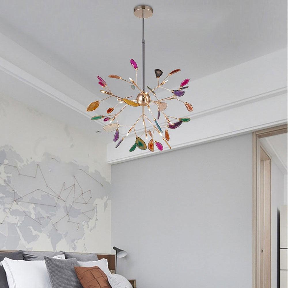 Dunselholm Agate Chandelier-Moonnatur
