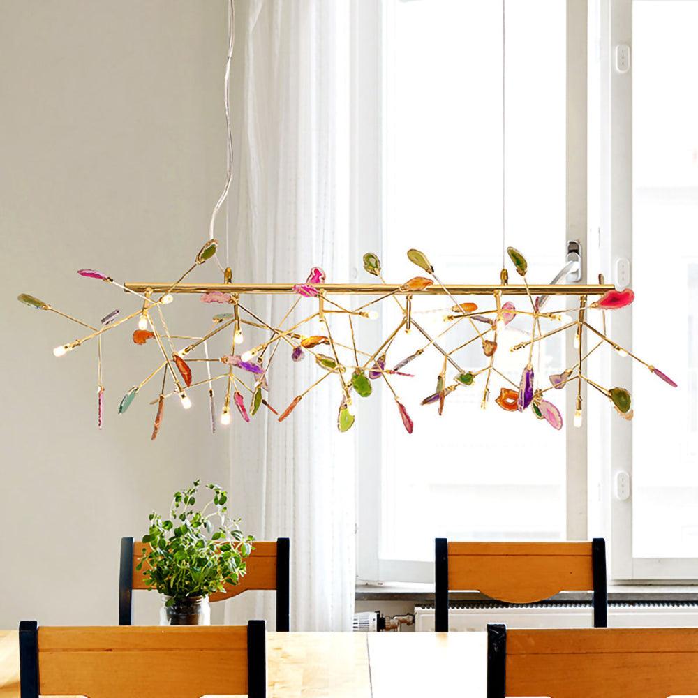 Dunselholm Agate Chandelier-Moonnatur