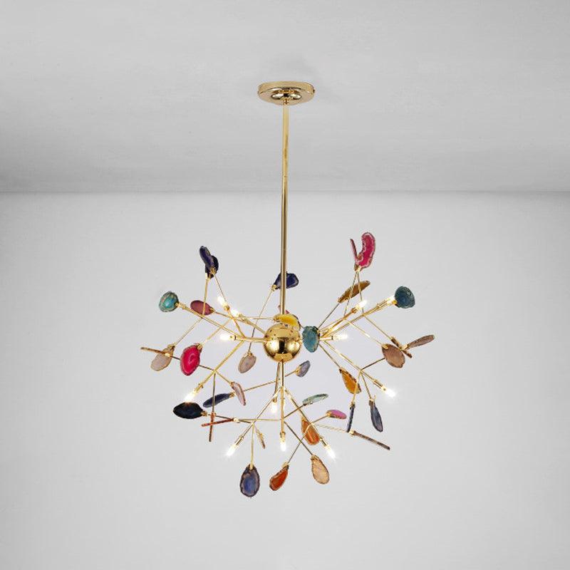 Dunselholm Agate Chandelier-Moonnatur