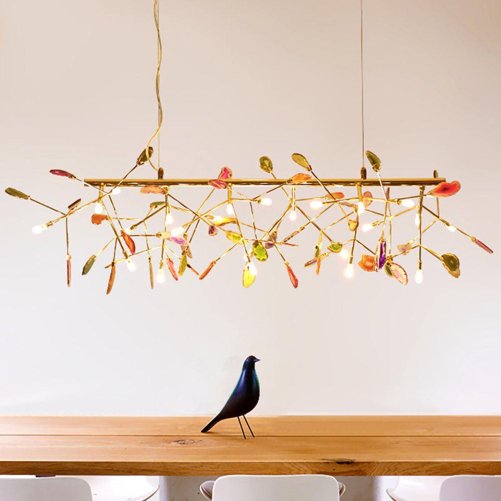 Dunselholm Agate Chandelier-Moonnatur