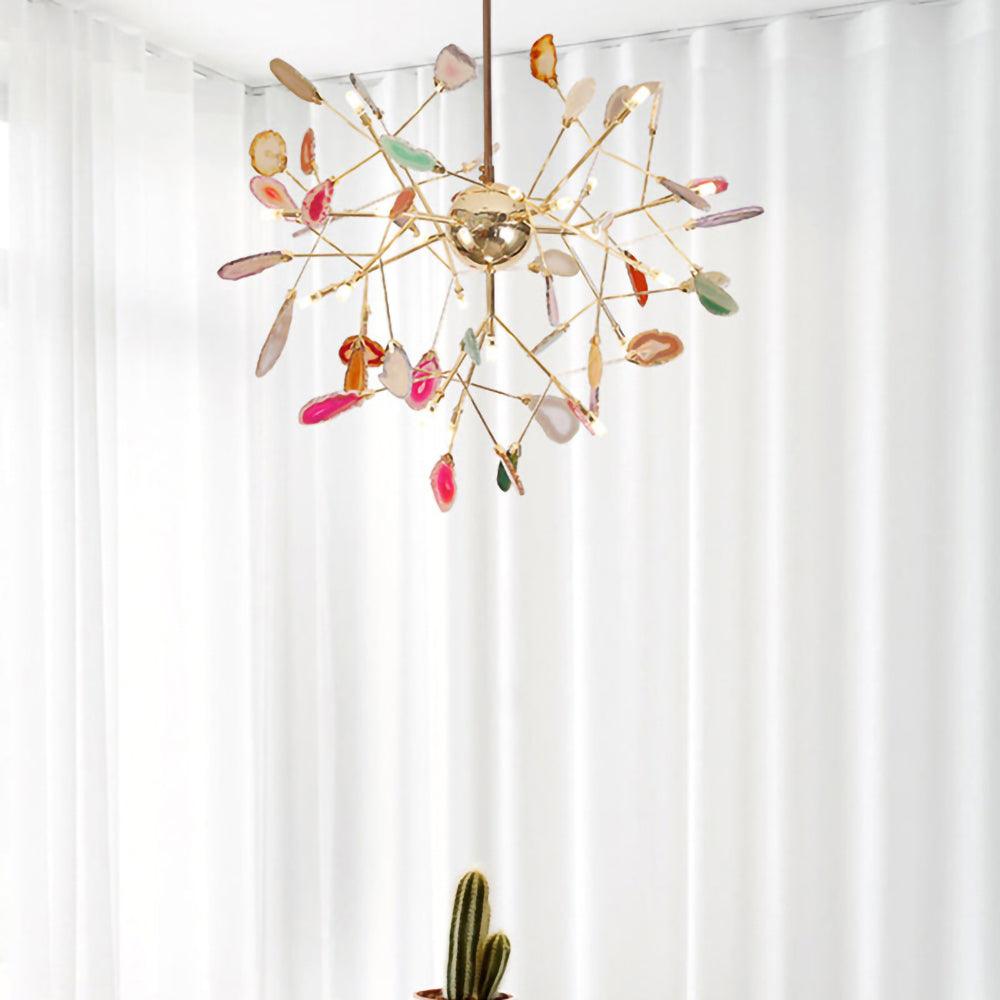 Dunselholm Agate Chandelier-Moonnatur