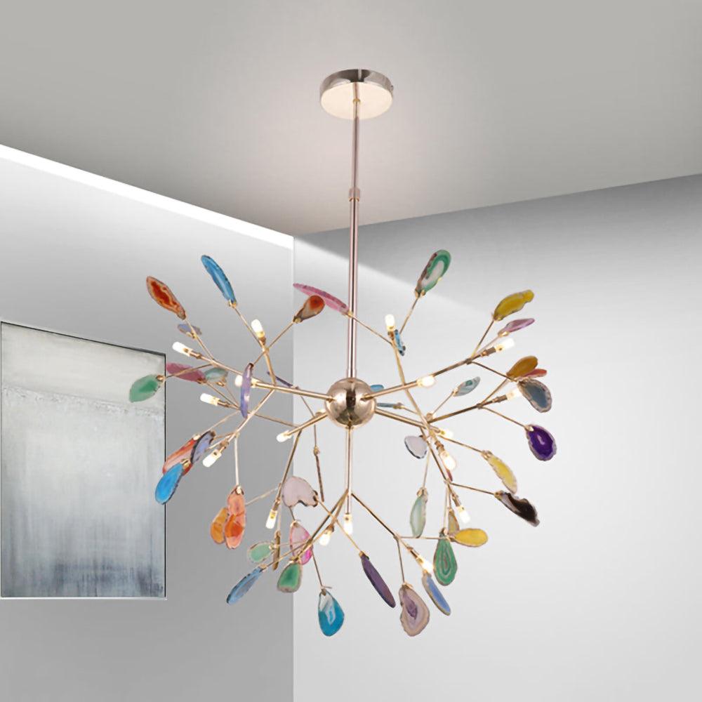 Dunselholm Agate Chandelier-Moonnatur