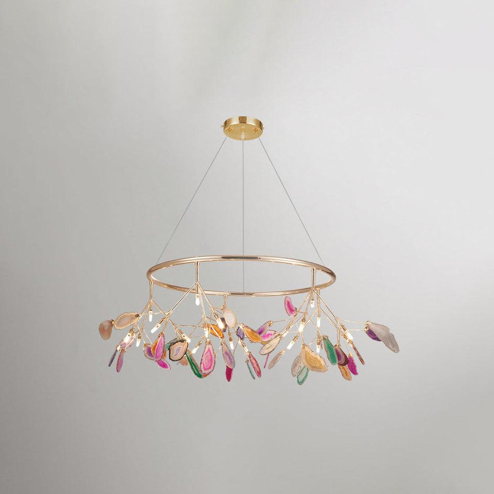 Dunselholm Agate Chandelier-Moonnatur