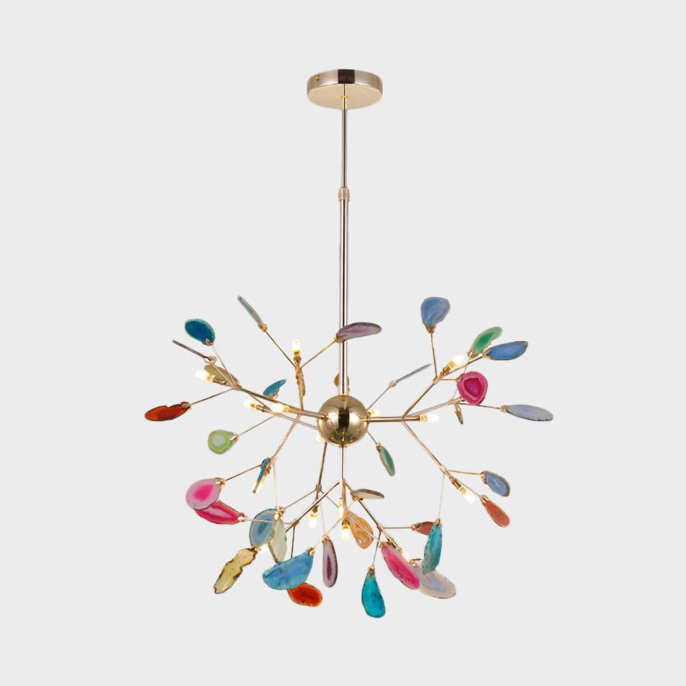 Dunselholm Agate Chandelier-Moonnatur