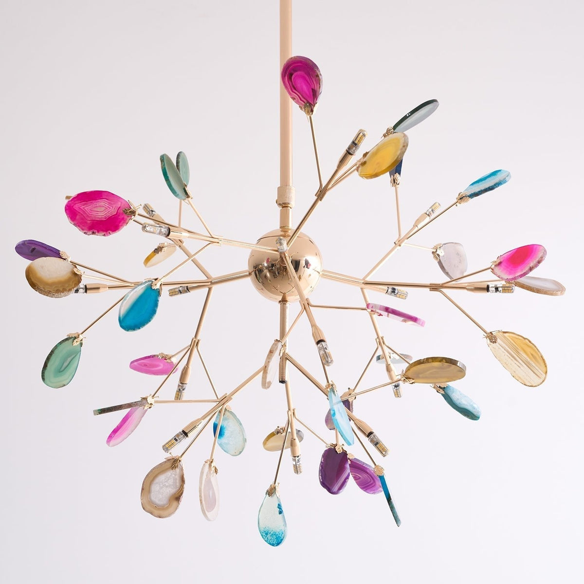 Dunselholm Agate Chandelier-Moonnatur