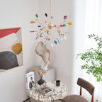 Dunselholm Agate Chandelier-Moonnatur