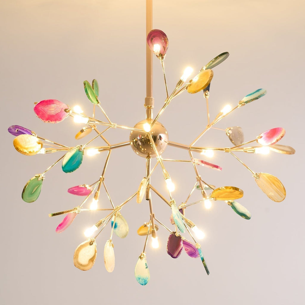 Dunselholm Agate Chandelier-Moonnatur