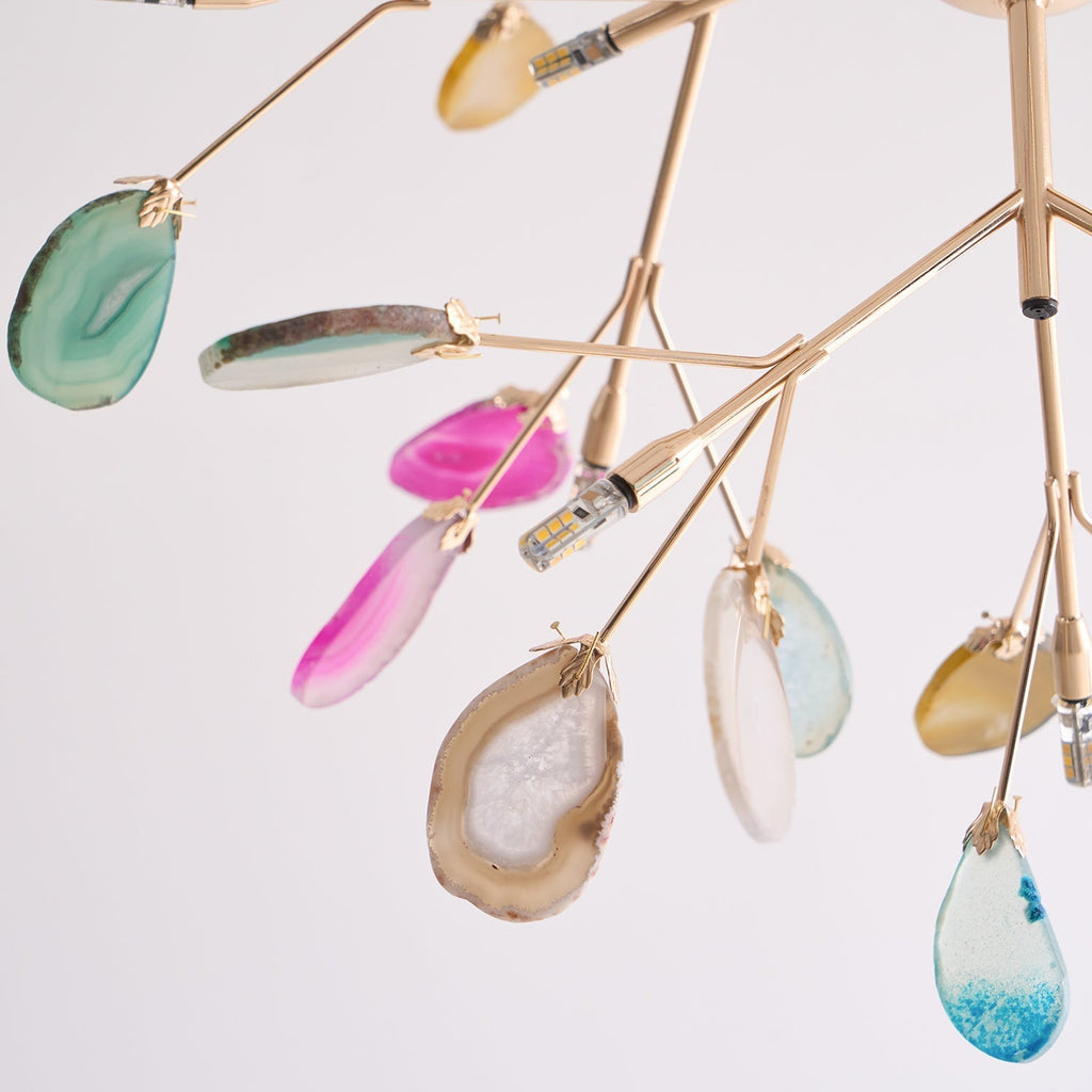 Dunselholm Agate Chandelier-Moonnatur