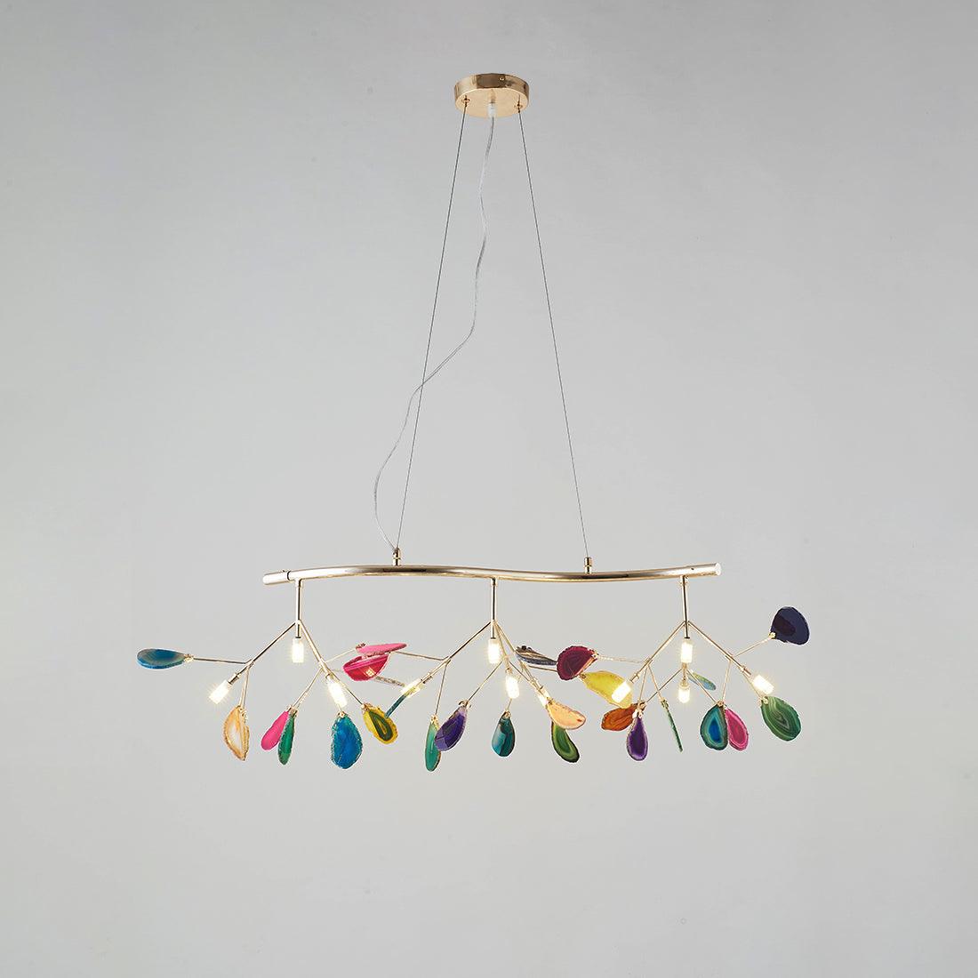 Dunselholm Agate Chandelier-Moonnatur