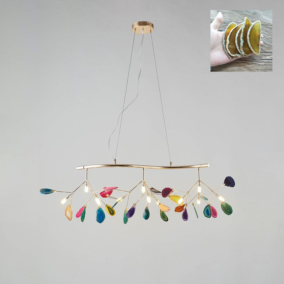 Dunselholm Agate Chandelier-Moonnatur