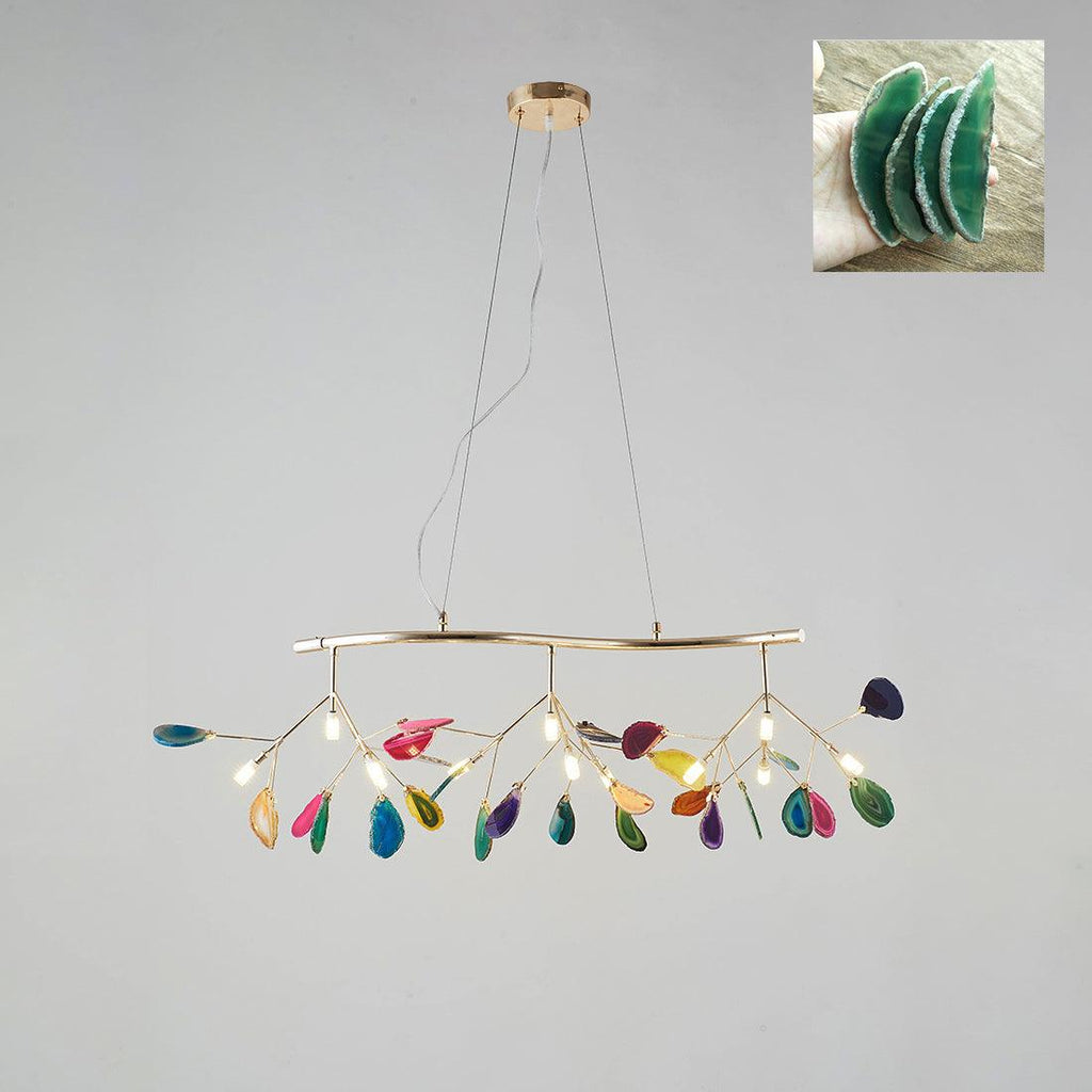 Dunselholm Agate Chandelier-Moonnatur