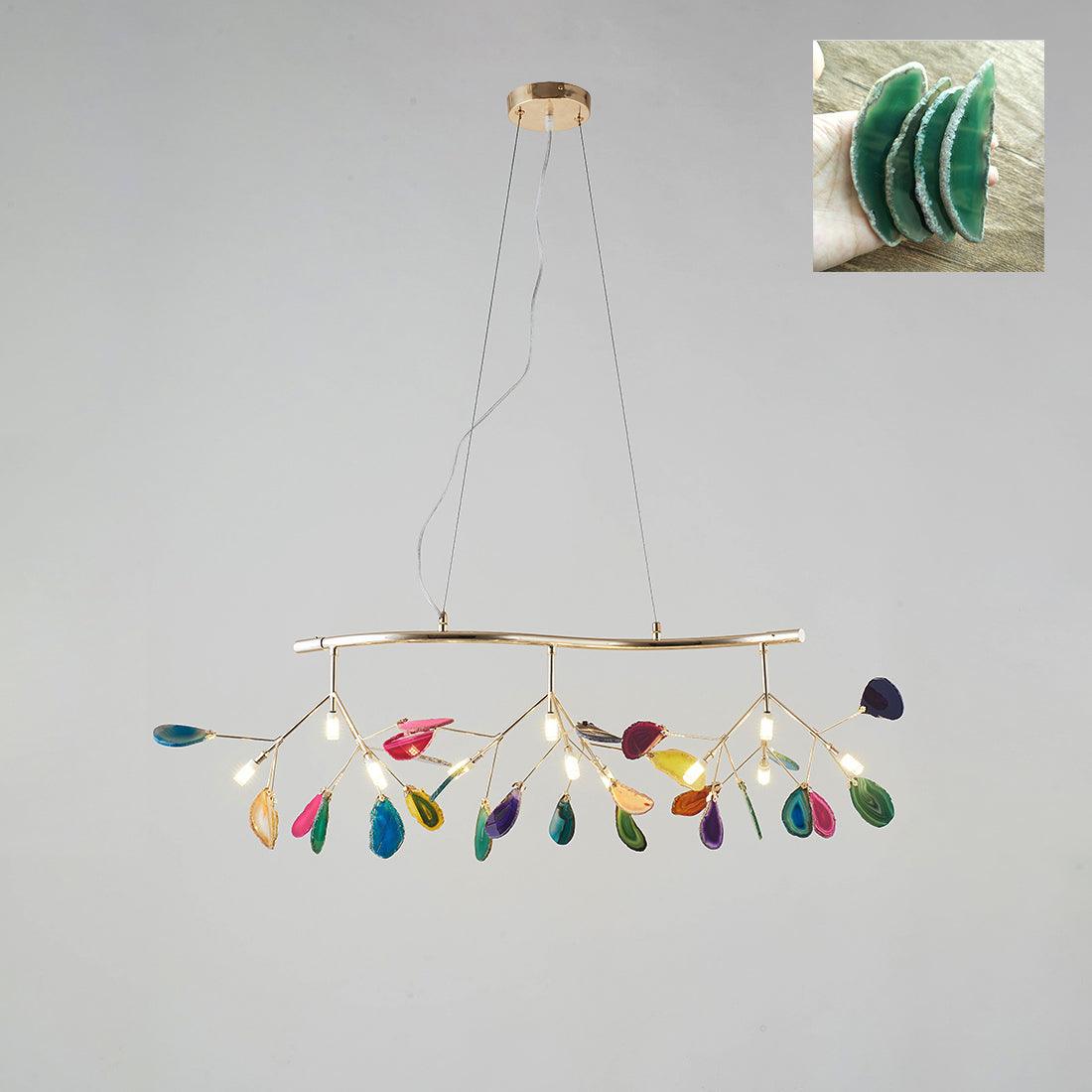 Dunselholm Agate Chandelier-Moonnatur