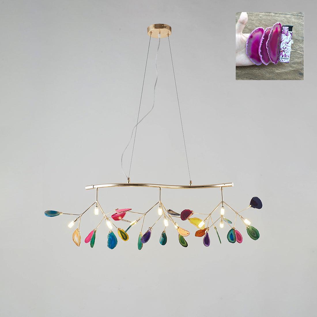 Dunselholm Agate Chandelier-Moonnatur