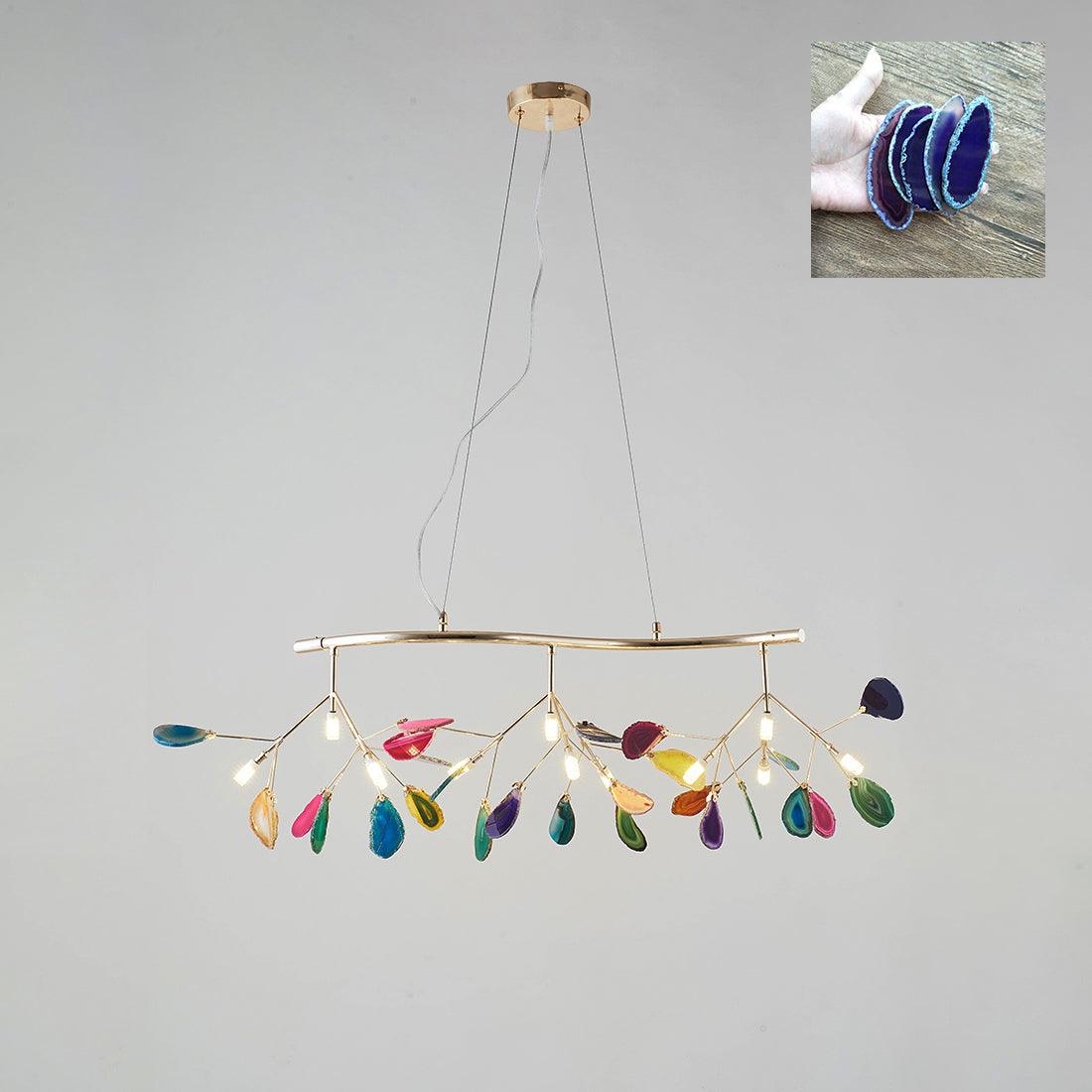 Dunselholm Agate Chandelier-Moonnatur