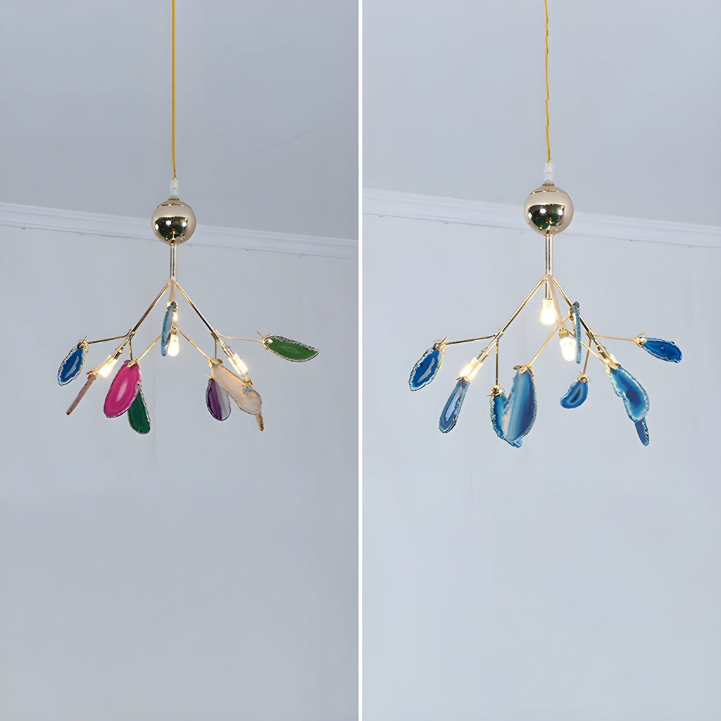 Dunselholm Agate Chandelier-Moonnatur
