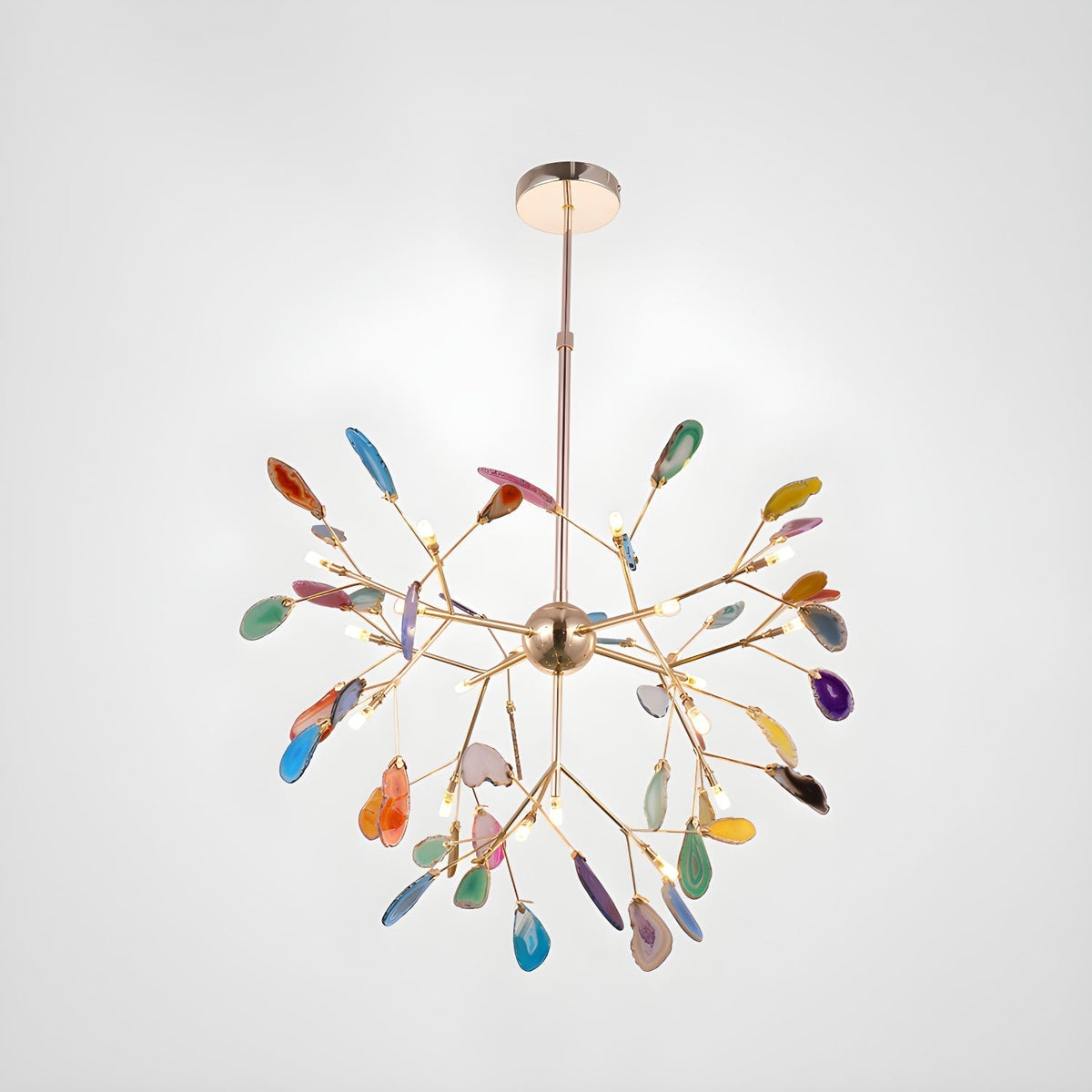 Dunselholm Agate Chandelier-Moonnatur