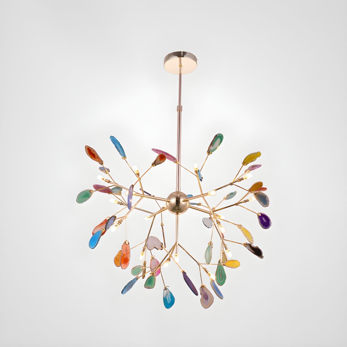 Dunselholm Agate Chandelier-Moonnatur