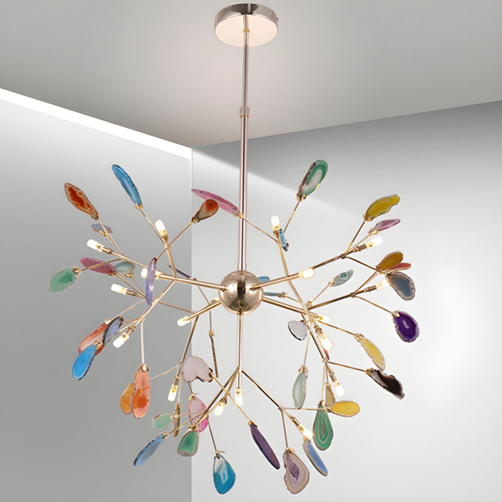 Dunselholm Agate Chandelier-Moonnatur