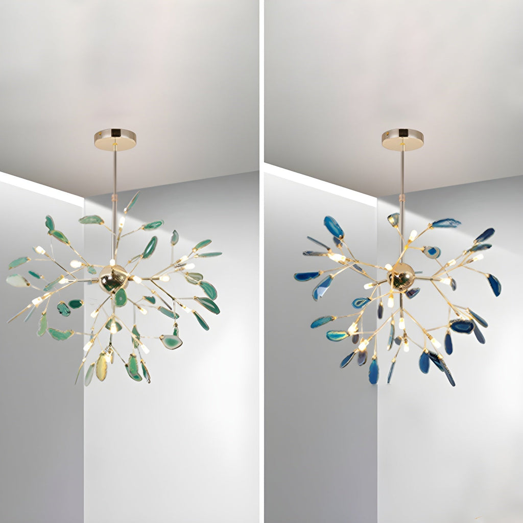 Dunselholm Agate Chandelier-Moonnatur