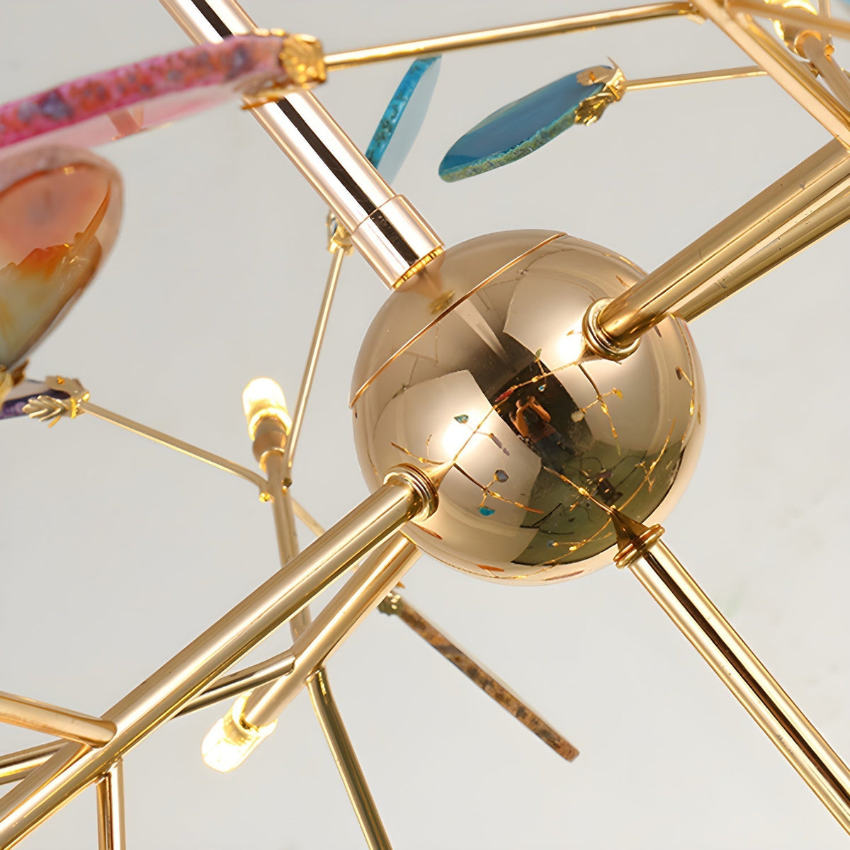 Dunselholm Agate Chandelier-Moonnatur