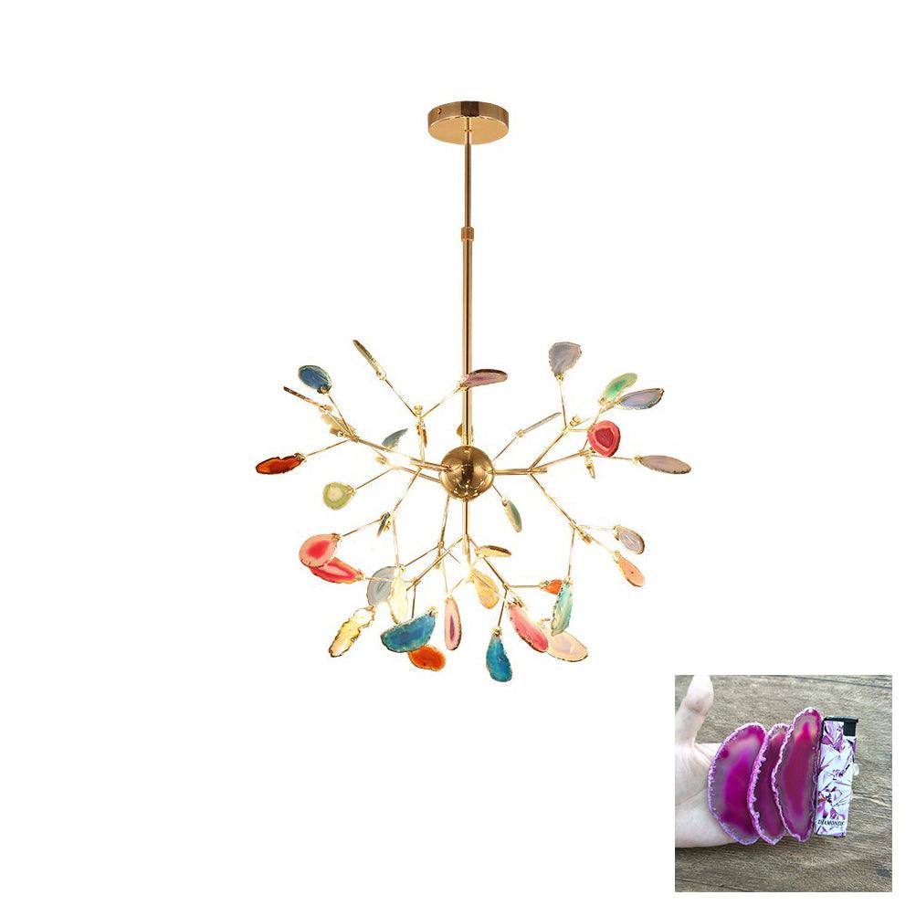 Dunselholm Agate Chandelier-Moonnatur