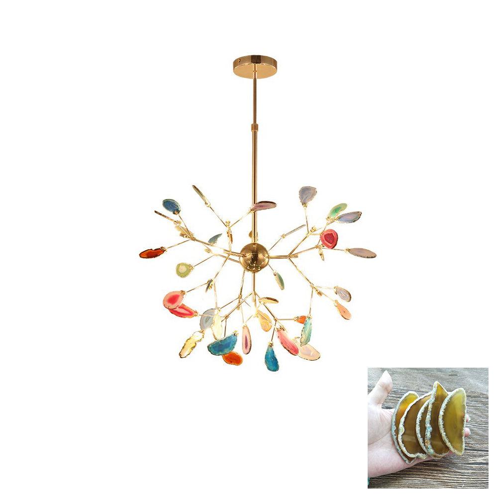 Dunselholm Agate Chandelier-Moonnatur