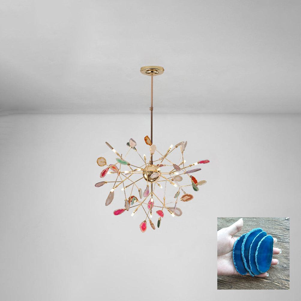 Dunselholm Agate Chandelier-Moonnatur