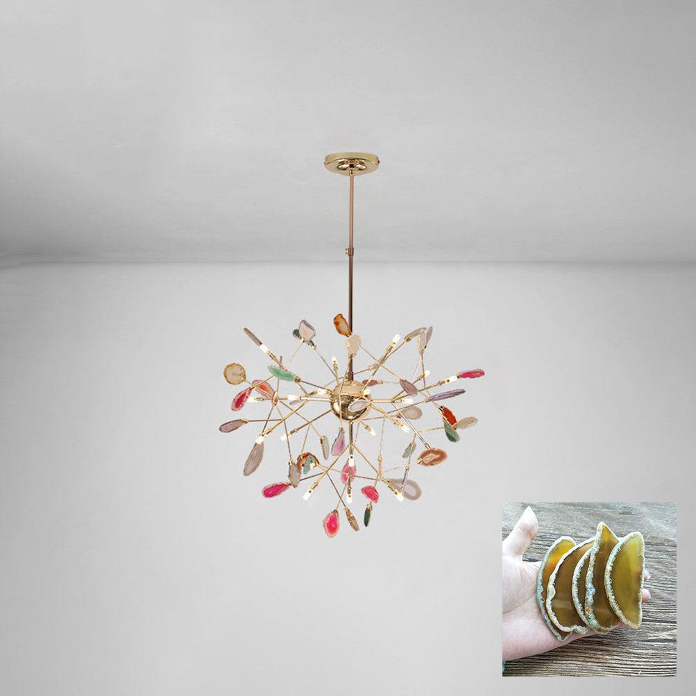 Dunselholm Agate Chandelier-Moonnatur