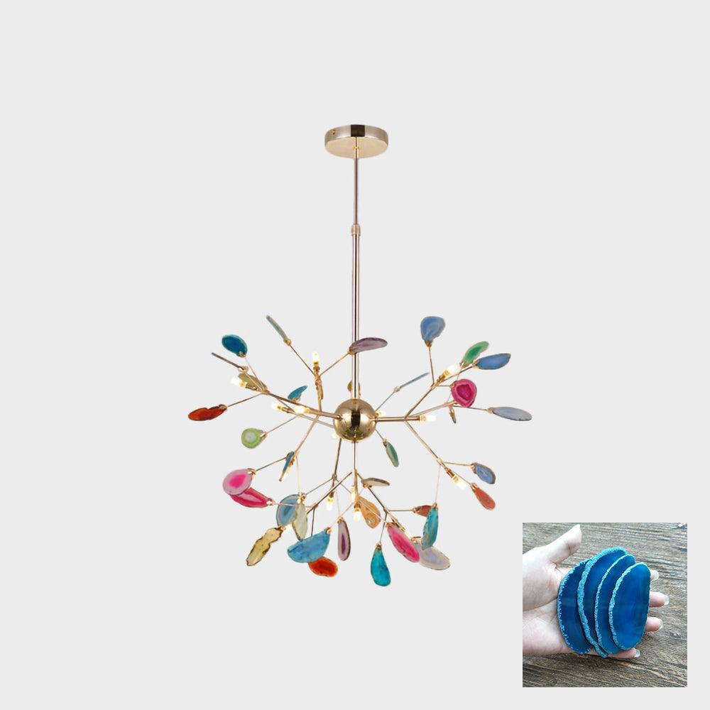 Dunselholm Agate Chandelier-Moonnatur