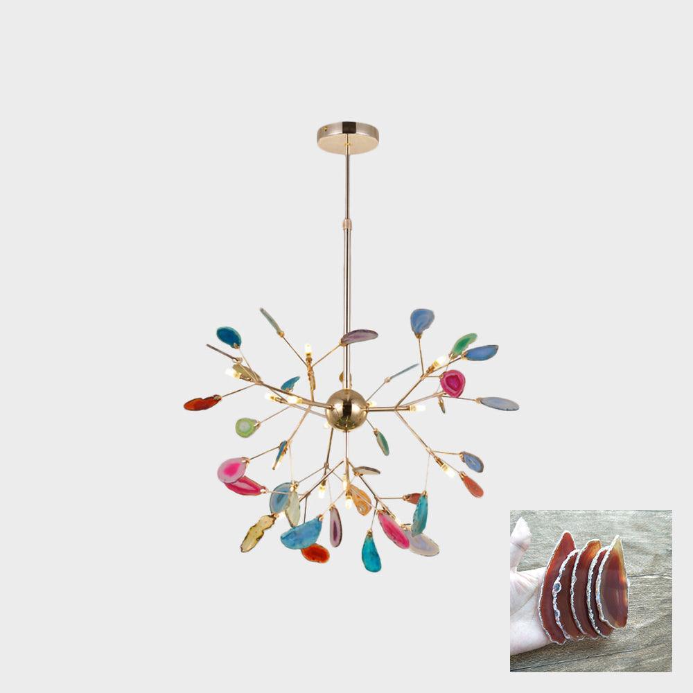Dunselholm Agate Chandelier-Moonnatur