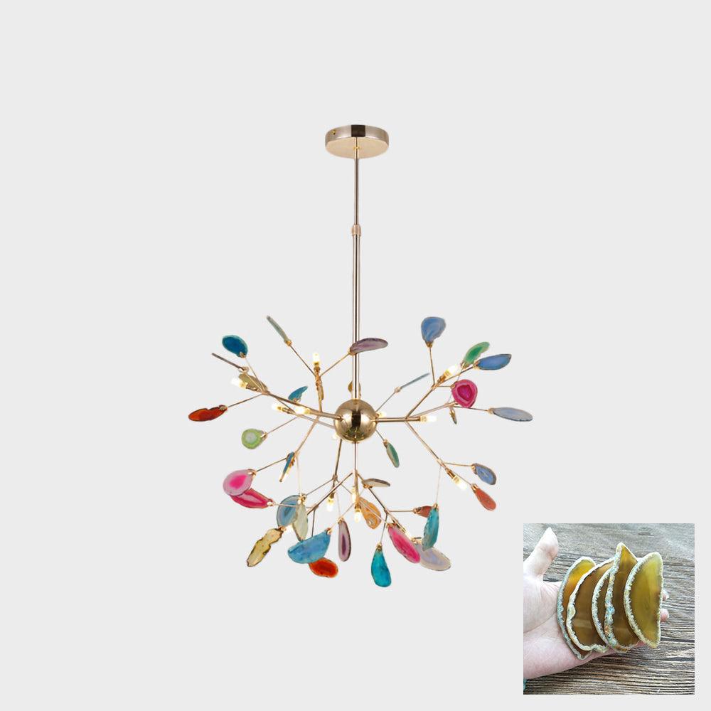 Dunselholm Agate Chandelier-Moonnatur