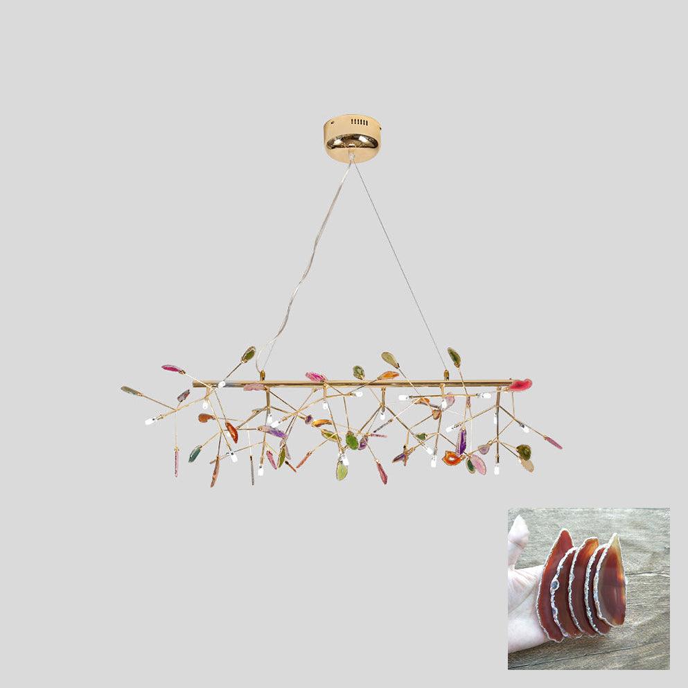 Dunselholm Agate Chandelier-Moonnatur