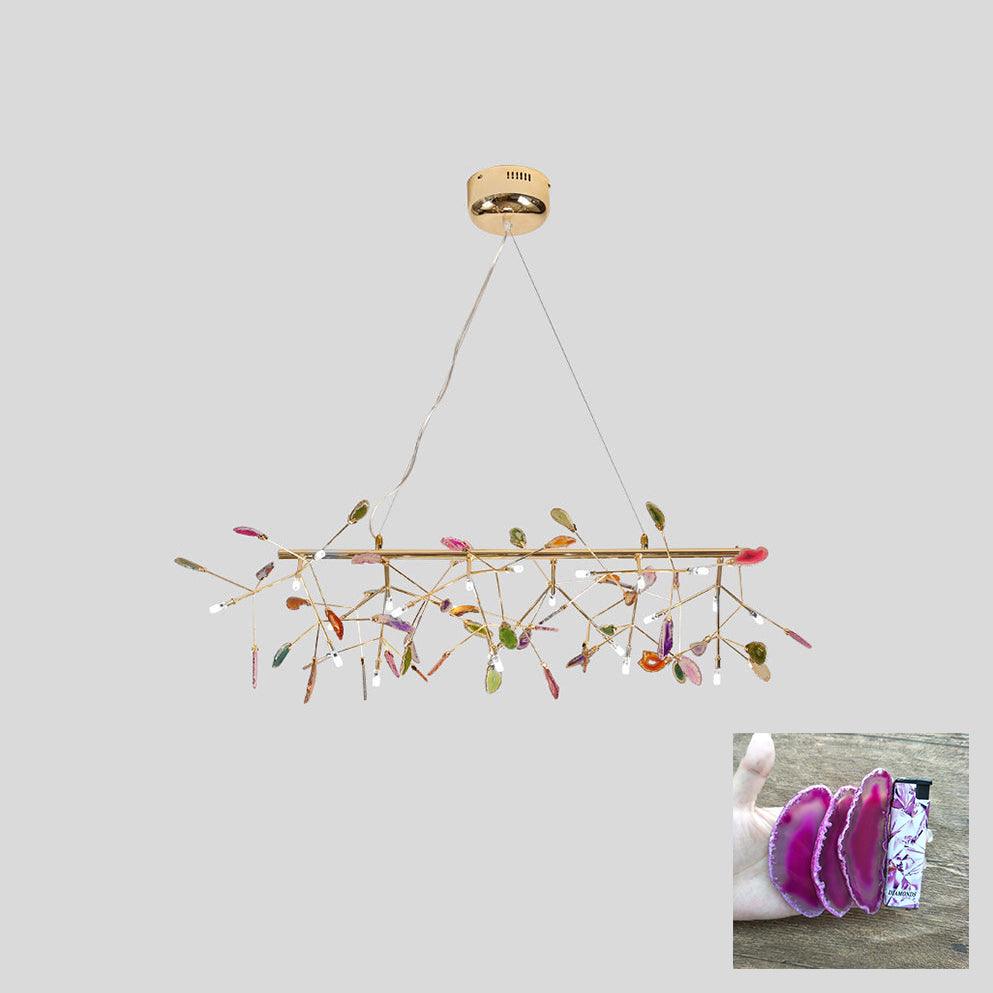 Dunselholm Agate Chandelier-Moonnatur